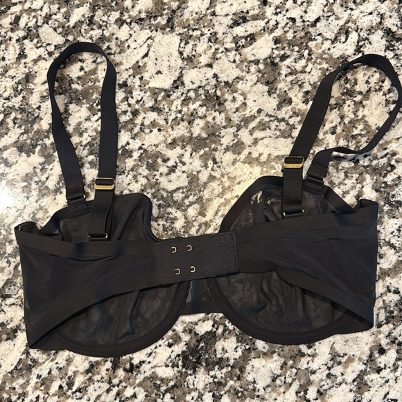 NWOT CUUP‎ The Balconette-Mesh Bra Black - Picture 9 of 11